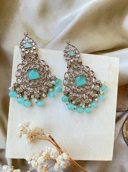 Neeli Jhumkas