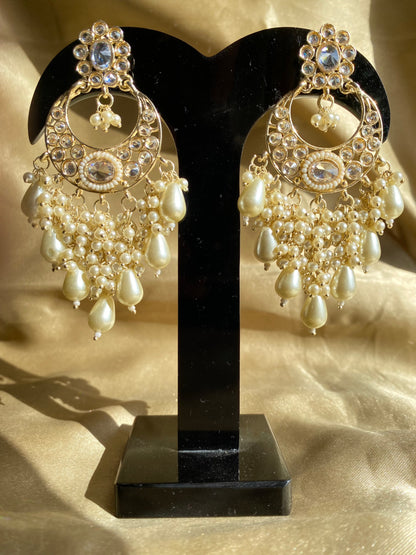 Zara Pearl Jhumkas